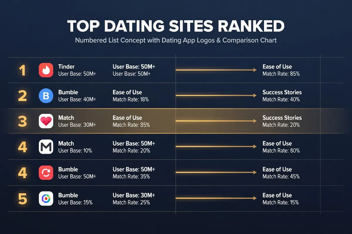 Top international dating sites ranked comparison